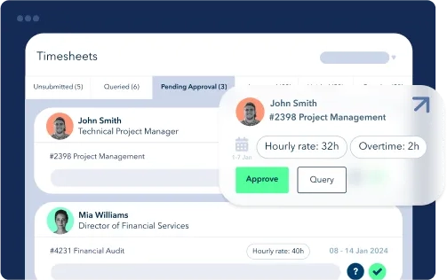 Icon for: Timesheets